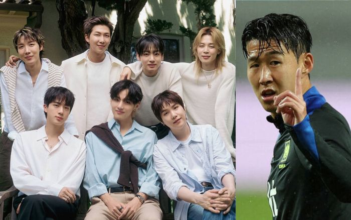 Son Heung Min gây sốt khi xuất hiện trong concert của BTS