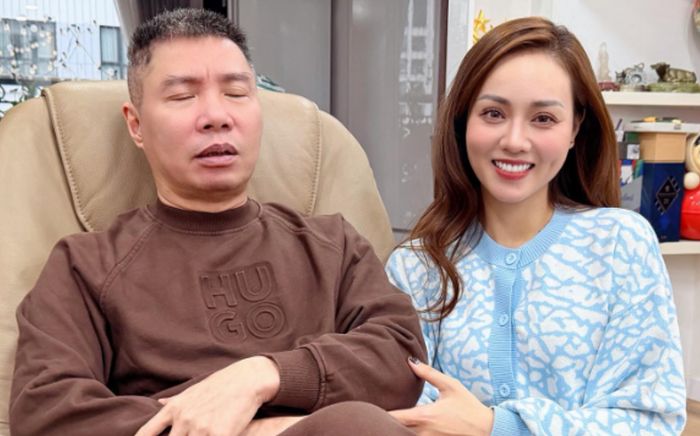 Vợ NSND Công Lý gây chú ý