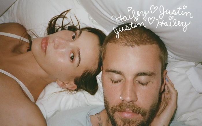 Justin Bieber và vợ siêu mẫu khóa môi tình tứ trong bộ ảnh mới