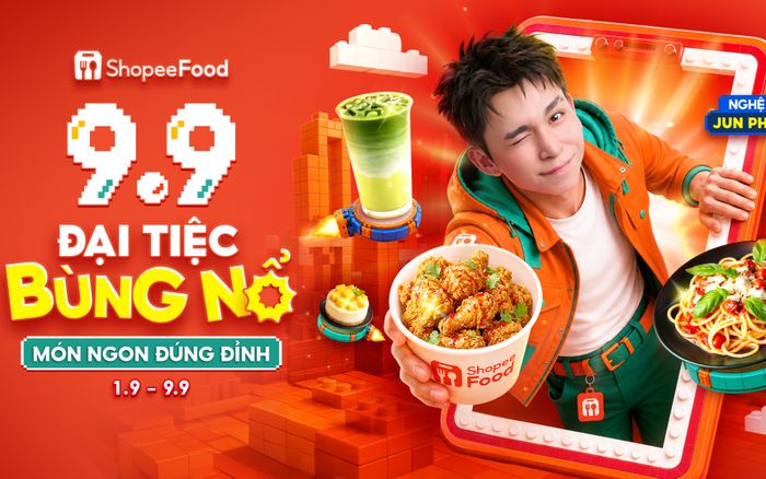"Sạc" năng lượng cho tháng 9 đầy hứng khởi với ShopeeFood 9.9