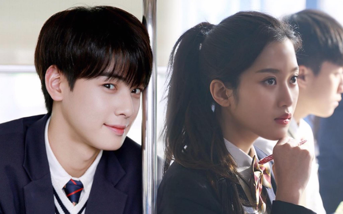 Moon Ga Young yêu đương Cha Eun Woo (ASTRO) trong drama học đường lãng mạn 'True Beauty'