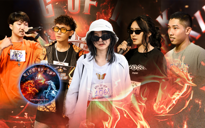 5 thí sinh nổi bật casting King Of Rap vào tiếp vòng ghi hình: Mc Wiz - NamLee - Ngắn aka Lil Shadow - Fresh T - Min