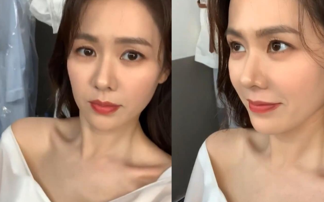 Son Ye Jin tung video và hình tự chụp khiến fans hào hứng: 'Đúng là chị gái biển cả'