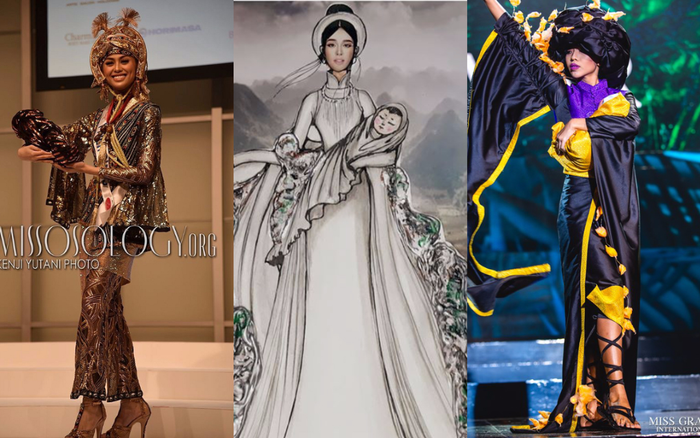 Trang phục dân tộc Khánh Vân: 'Tô Thị' bị trùng ý tưởng mẹ bồng con với cả loạt mẫu Quốc tế