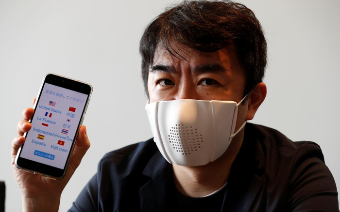 Startup Nhật Bản giới thiệu khẩu trang thông minh, 'thần thánh’ không kém bảo bối của Doraemon