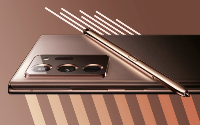 Samsung để lộ hình ảnh Galaxy Note20 Ultra: Màu sắc đẹp mắt, cụm camera siêu lớn
