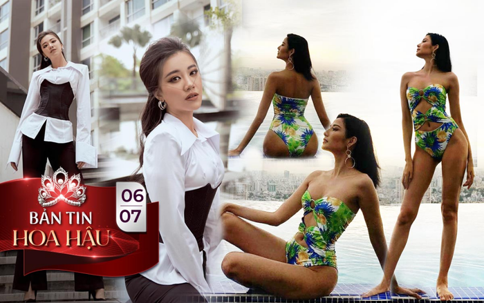Hoàng Thùy diện bikini sang chảnh - Kim Duyên thần thái ngời: Không hổ danh đại diện thi Miss Universe