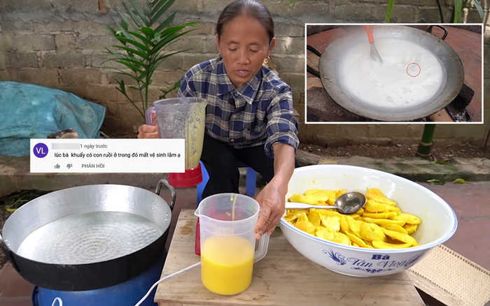 Nghi vấn ruồi xuất hiện trong nồi thạch bà Tân làm ở vlog mới khiến cư dân mạng xôn xao