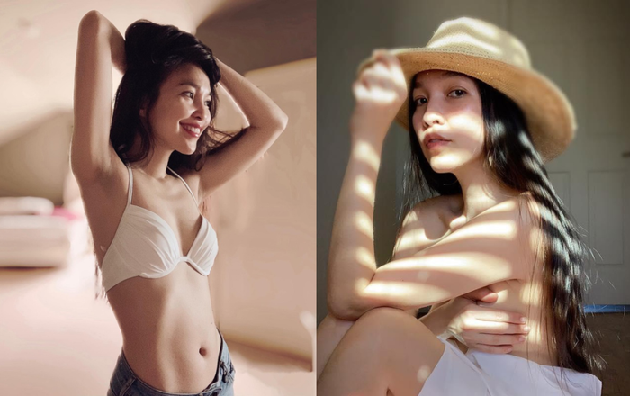 Hiền Thục diện bikini khoe eo thon đáng ngưỡng mộ nhưng vẫn bị con gái chê