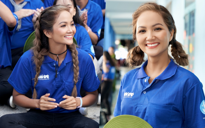 H'Hen Niê đẹp rạng rỡ với màu tóc mới, tâm huyết với các dự án cộng đồng