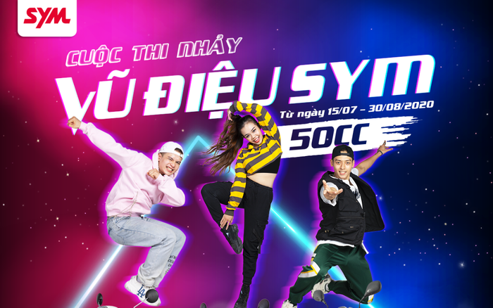 Thổi bùng đâm mê cùng Dance Contest "Vũ điệu SYM 50cc"