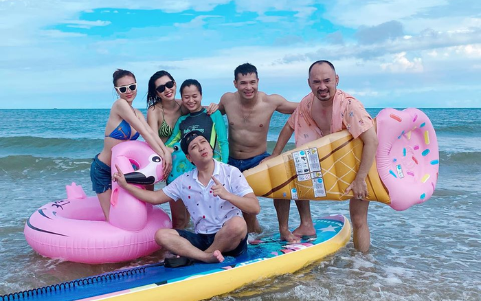 Lan Ngọc hội ngộ hội anh em, cư dân mạng chú ý vào Thúy Ngân và Trương Thế Vinh