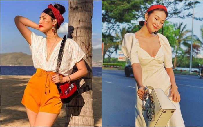 Lan Khuê, Thanh Hằng tạo sóng với mốt khăn quấn đầu đầy bí ẩn