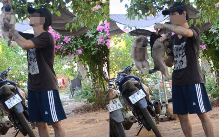 Dân mạng tranh cãi gay gắt câu chuyện chàng trai phơi chó trên móc treo