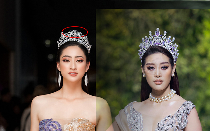 Đội vương miện làm vedette: Khánh Vân kiêu sa hút hồn, Lương Thùy Linh đội 'bản sao' bị gãy