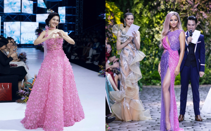 Đấu giá đầm dạ hội: Nhiều chiếc váy gây sốc với giá tiền tỷ, fan rớt nước mắt vì váy của Mai Phương
