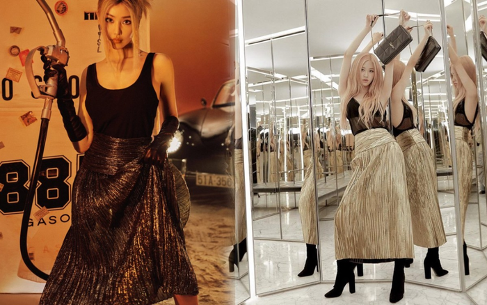 Min đụng hàng Rosé Black Pink, fan ồ lên tấm tắc 'không phải dạng vừa đâu'