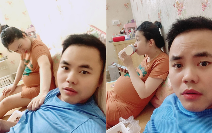 Chồng đăng ảnh 'kể khổ' cảm giác làm 'quân hầu' cho vợ khi mang thai nhưng biểu cảm uống bia khó đỡ của 'bà bầu' lại khiến dân tình chú ý hơn cả