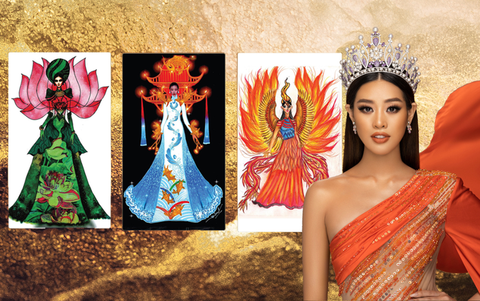 5 họa tiết cũ rích nhất cuộc thi National Costume cho Khánh Vân: Hoa sen, chùa Cầu quá 'nhàm chán'