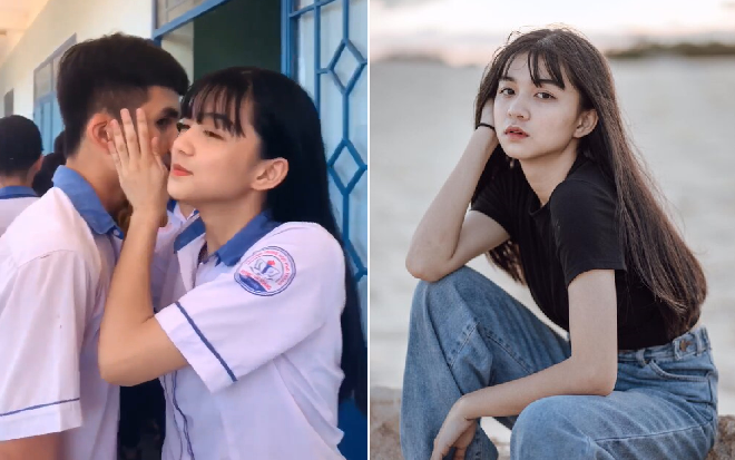 Trước thời khắc chia tay, nữ sinh trao nụ hôn đến các bạn cùng lớp, hành động với các nam sinh mới khiến nhiều người thích thú