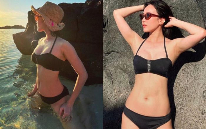 Hiếm hoi mới thấy Diệu Nhi diện bikini, dân mạng thốt lên: Body 'rất gì và này nọ'