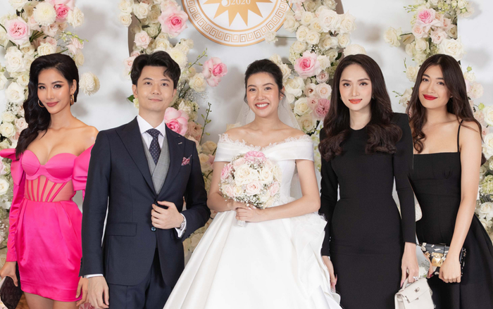 Hương Giang - H'Hen Niê - Hoàng Thùy và dàn sao Việt đình đám đổ bộ mừng đám cưới Thúy Vân