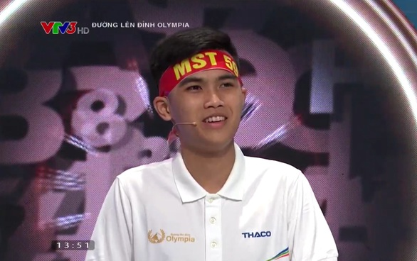 Nam sinh Hà Nội lập kỷ lục ở phần thi Khởi động 'Đường lên đỉnh Olympia'