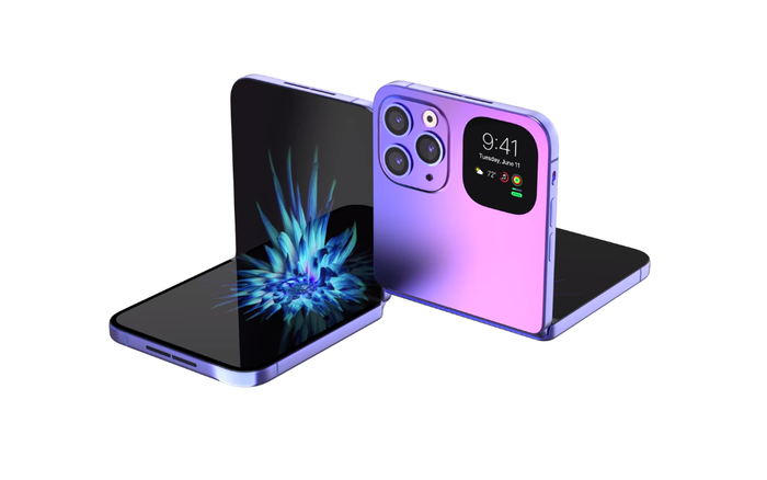 Ngỡ ngàng với iPhone 12 Flip màn hình gập đẹp hút hồn, thách thức mọi chuẩn mực