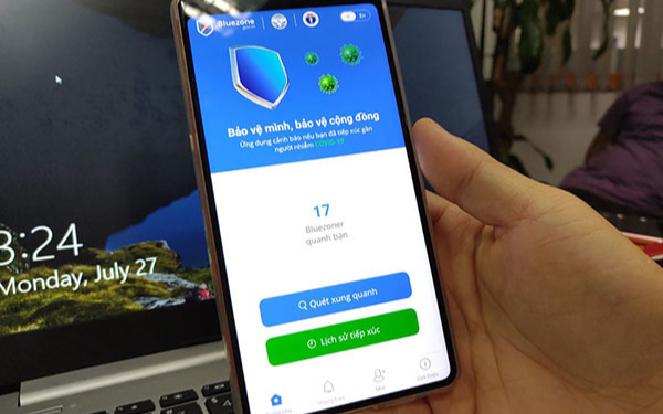 Các nhà mạng nhắn tin nhắc người dân Đà Nẵng cài ứng dụng Bluezone