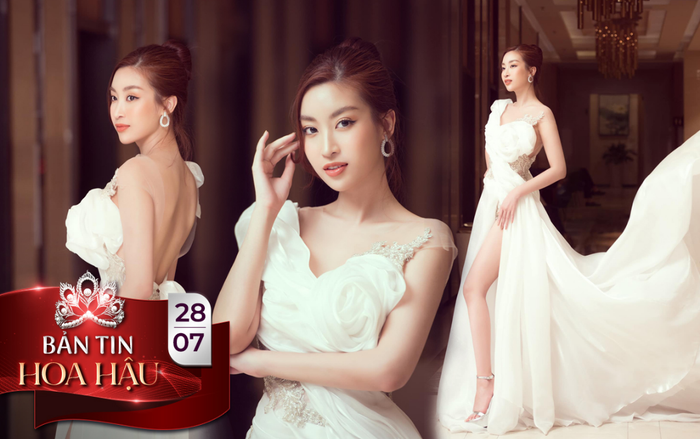 Đỗ Mỹ Linh ngồi ghế giám khảo chấm thi Hoa khôi, fan suýt xoa vì nhan sắc 'xinh như mộng'