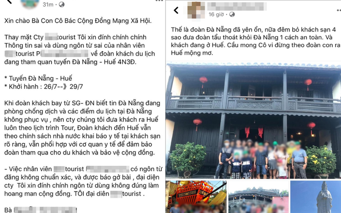 Dân mạng chỉ trích gay gắt hướng dẫn viên phát ngôn: 'Đưa khách tẩu thoát khỏi Đà Nẵng một cách an toàn'