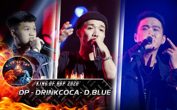 DRINKCOCA - DP - D.BLUE 'tấn công' King Of Rap khiến BigDaddy - LK 'mê mệt' từ phần flow đến beat cực chất