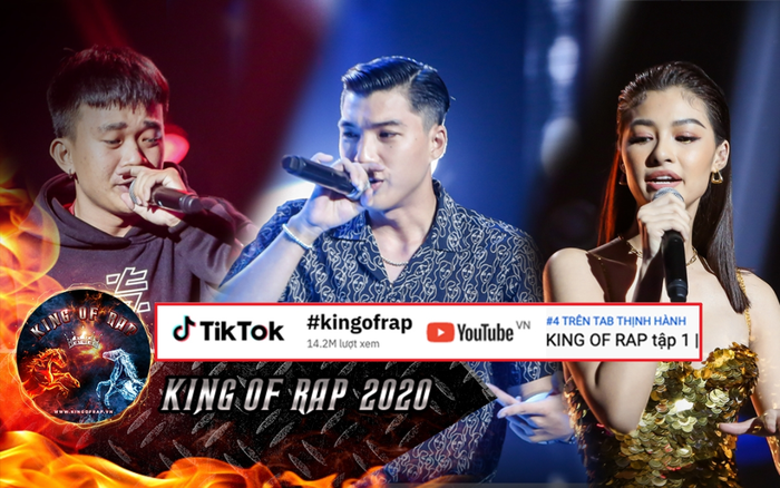 Tập 1 King Of Rap càn quét Tik Tok với lượt view khủng: Color gây sốt, fan 'truy lùng' HIEUTHUHAI