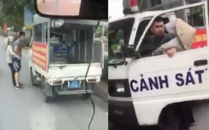 Đề xuất phạt cảnh cáo, chuyển về làm trực ban nam chiến sĩ công an mặc quần đùi, áo cộc đi xử lý bán hàng rong ở Hà Nội