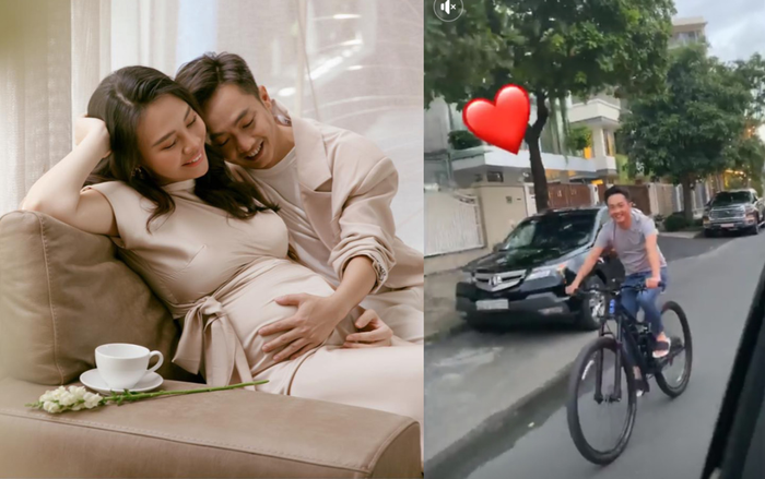 Đàm Thu Trang sang chảnh trên xế hộp 8 tỷ, Cường Đô La lẽo đẽo đạp xe theo sau