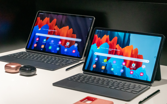 Samsung ra mắt Galaxy Tab S7 và Tab S7+: Màn hình 'siêu to khổng lồ' 120Hz, camera kép