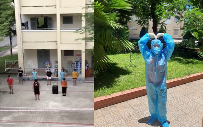 Chuyện đẹp mùa dịch COVID-19: Tình nguyện viên nhảy và hát để cổ vũ tinh thần người cách ly