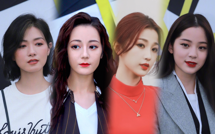 Thảm cỏ 'LV 2020': Địch Lệ Nhiệt Ba mặt đơ, phát tướng bị Ngu Thư Hân - Âu Dương Na Na áp đảo