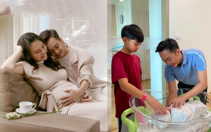 Cường Đô La hạnh phúc thông báo Đàm Thu Trang đã hạ sinh con gái đầu lòng