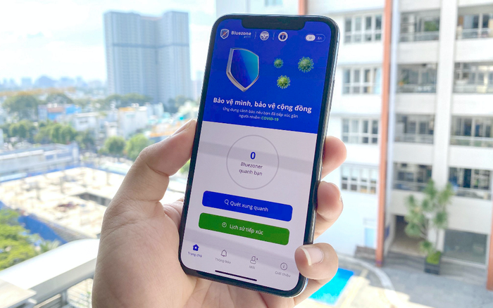 Ứng dụng Bluezone đã có hơn 13 triệu lượt tải về