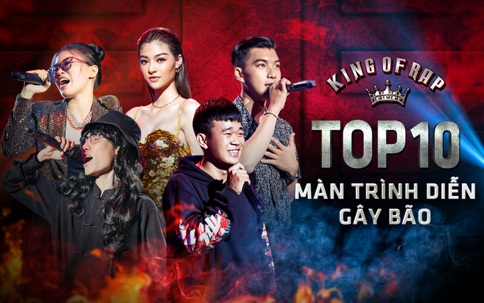 10 màn trình diễn 'gây bão' King Of Rap 2 tập đầu tiên, thi nhau cán mốc triệu view khuynh đảo Top Thịnh hành