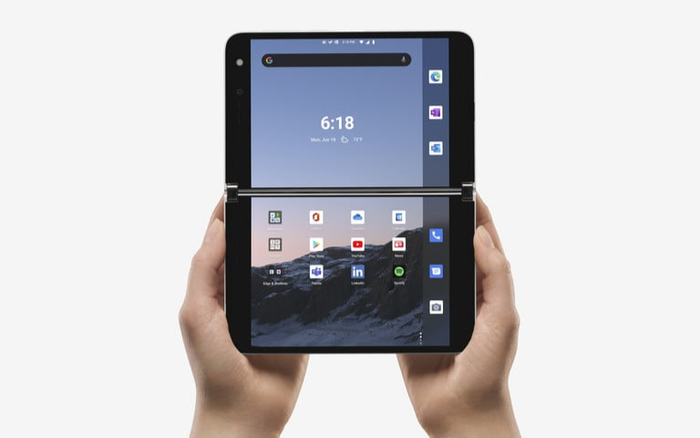 Thiết bị đặc biệt với hai màn hình xoay 360 độ của Microsoft lên kệ ngày 10/9, giá 1.399 USD