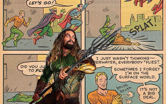DC Comics: Siêu anh hùng Aquaman thực ra có thể bay?