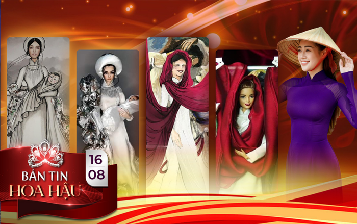 National Costume cho Khánh Vân phiên bản búp bê: 'Thiếu nữ bên hoa huệ' cầu kỳ, 'Nàng Tô thị' xuất sắc