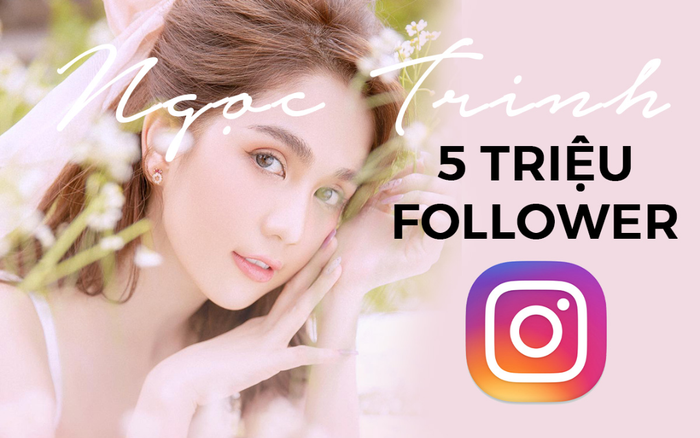 Ngọc Trinh đạt 5 triệu follow trên Instagram, tặng ngay tiền mặt cho fan