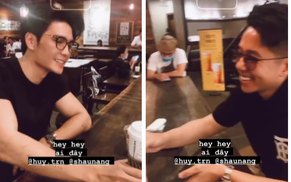Giữa tin đồn rạn nứt với Hương Giang, Matt Liu bất ngờ rủ 'cực phẩm' Huy Trần đi cafe