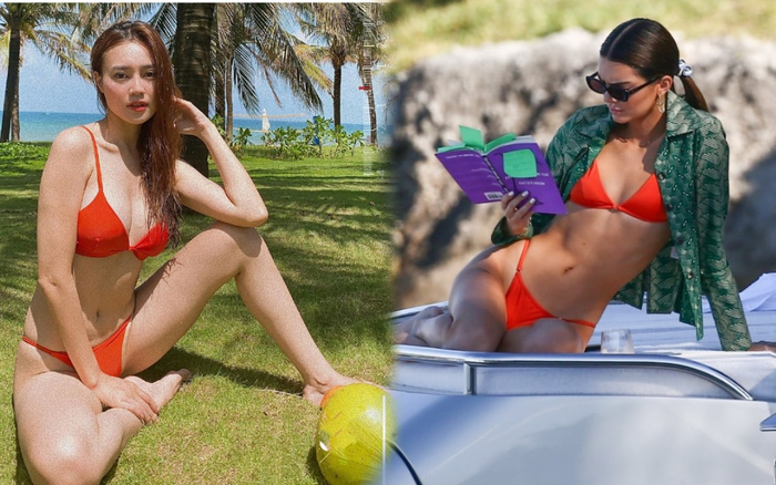 Ninh Dương Lan Ngọc diện bikini tí hon, đụng độ chân dài triệu đô khiến fans dậy sóng vì body hoàn hảo