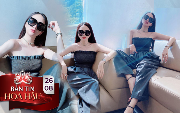 Khoe xương quai xanh 'sâu thẳm', Hương Giang phối phụ kiện siêu sang nhưng tinh tế hớp hồn fan