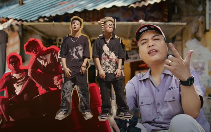 Chất chơi như LK: Mang từ mentor Lil' Shady đến loạt thí sinh King of Rap vào MV 'Hà Nội xịn'