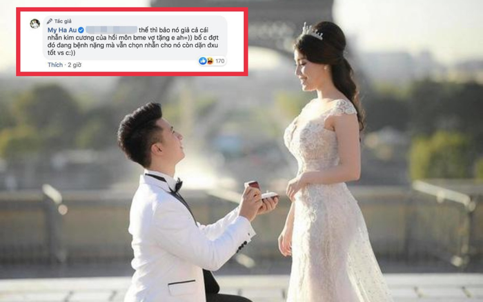 Âu Hà My gọi chồng cũ là 'nó', đòi Trọng Hưng trả nhẫn kim cương được bố mẹ vợ tặng trong đám cưới
